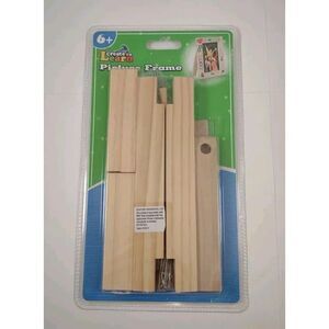 LEARN & CREATE 7pc Kit PICTURE FRAME Arts & Crafts DIY PROJECT For Kids WOOD New